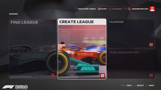 F1 2019 League Racing How To Setup