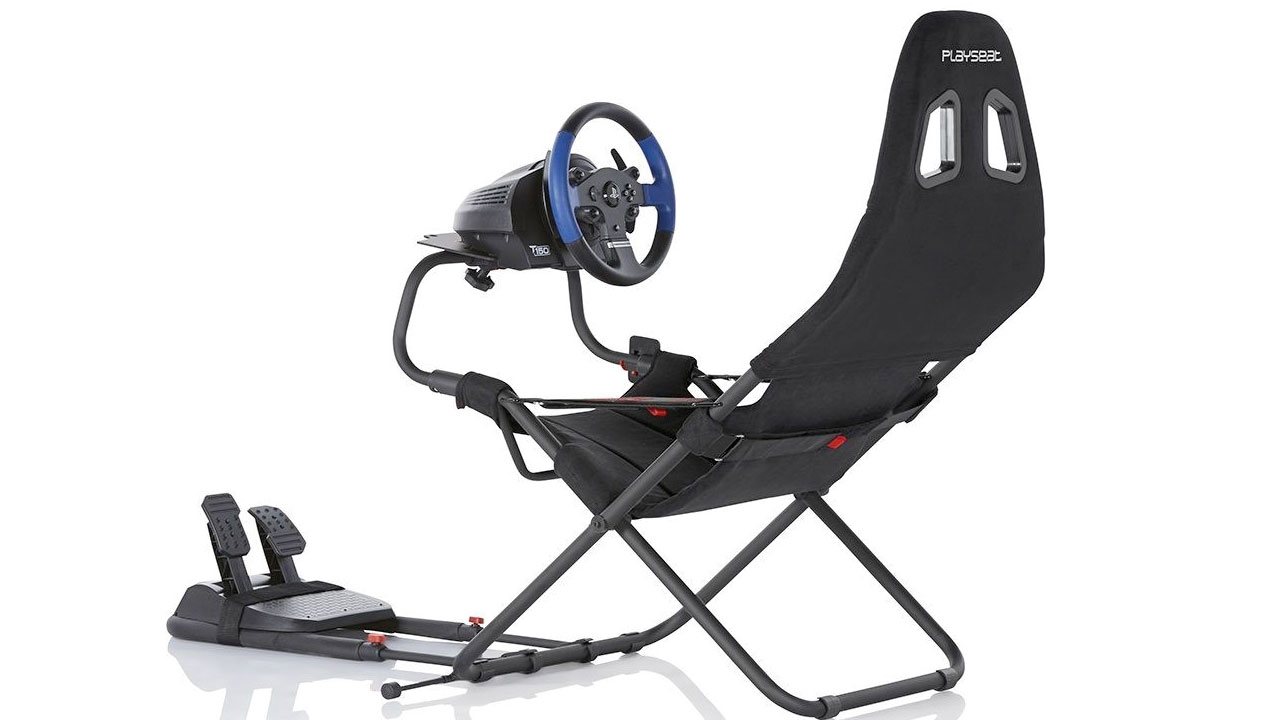 Thrustmaster T150 + Playseat Challenge Sim Rig