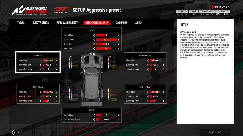 ACC Mechanical Setup