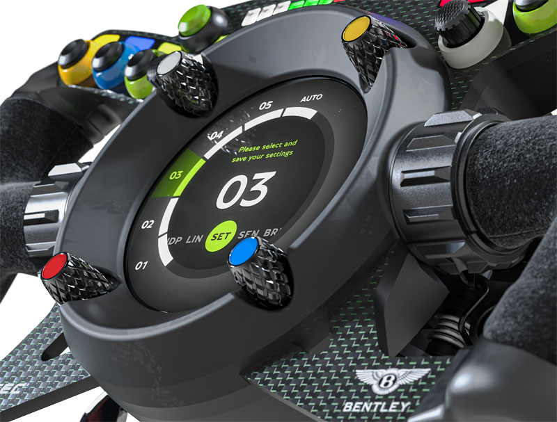 Fanatec Bentley GT3 Wheel Screen