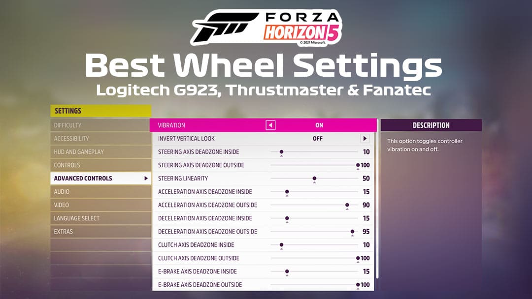 Forza Horizon 5 Best Wheel Settings