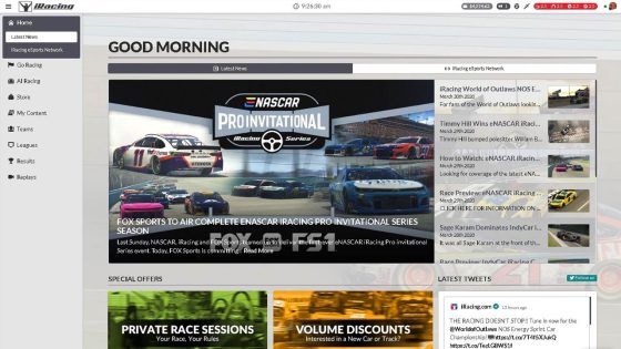 iRacing single player AI