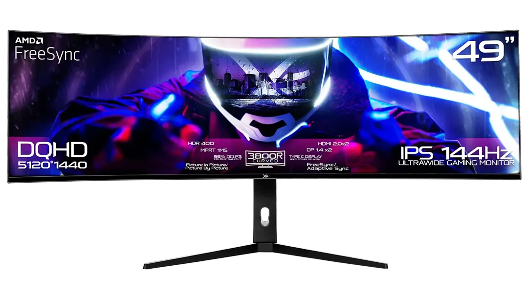 X= XEXUL49V2 Curved gaming monitor