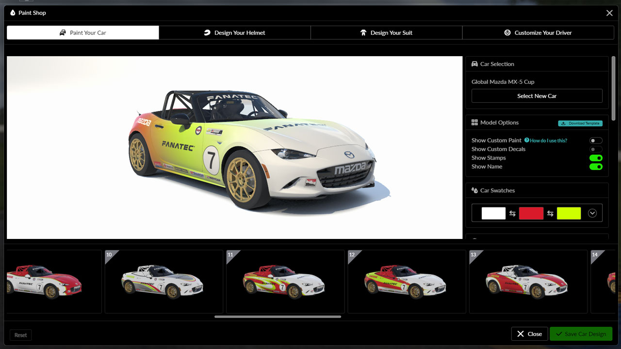 How To Paint A Car in iRacing