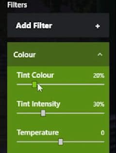 iRacing Nvidia Geforce Experience filters