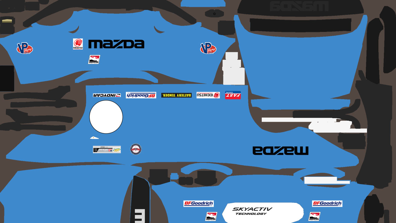 iRacing Photoshop custom livery template