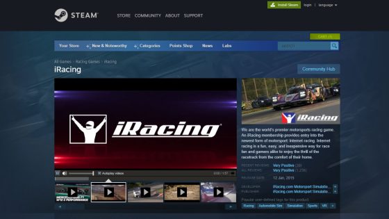 iRacing Steam