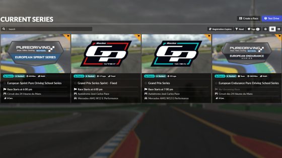 iracing A class series cost