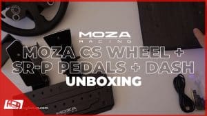 Moza Racing CS Wheel, CS Dash, SR-P Pedals Unboxing