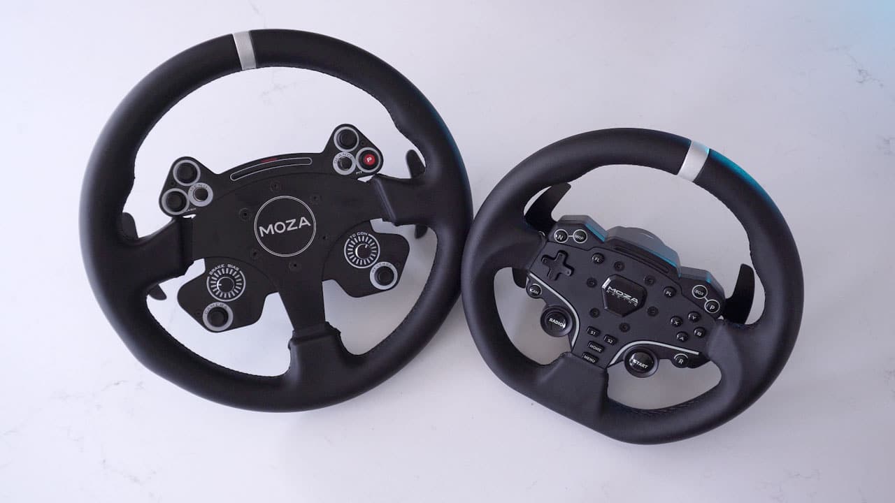MOZA CS vs ES wheels