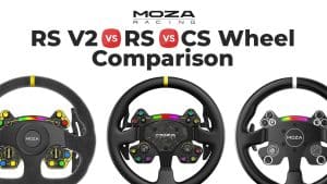 MOZA Racing RS V2 vs CS vs RS Wheel Comparison