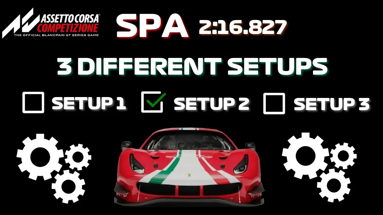 Spa - Ferrari 488 GT3 EVO ACC Setup