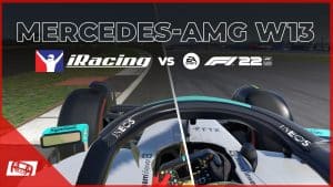 Mercedes-AMG W13 iRacing vs F1 22