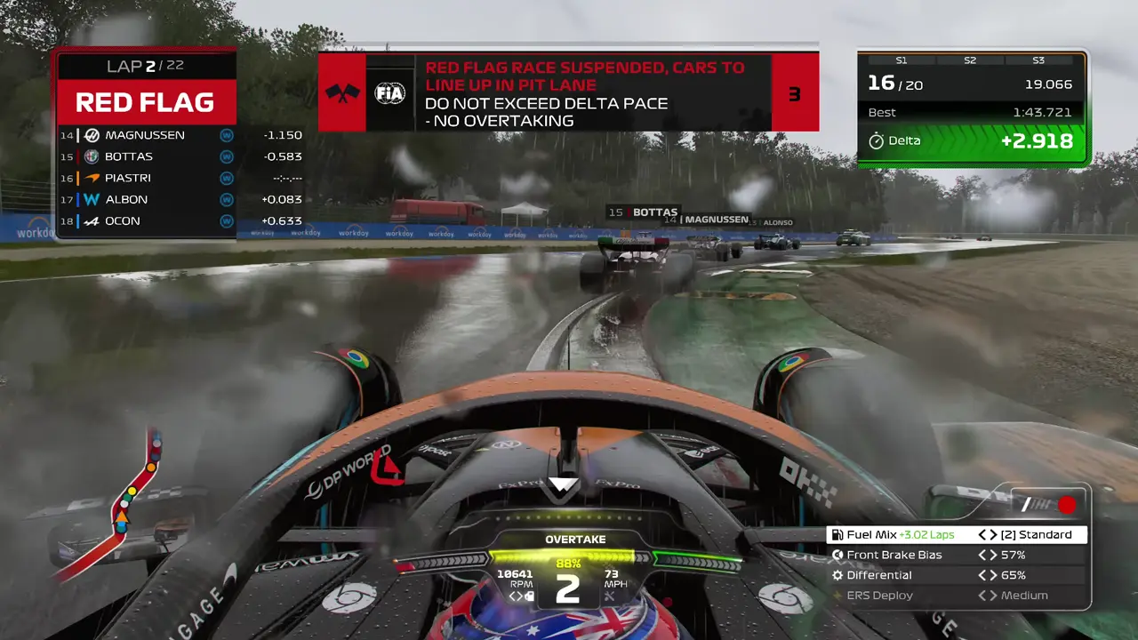 F1 23 red flag gameplay