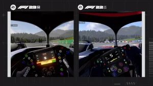 F1 23 vs F1 22 gameplay comparison