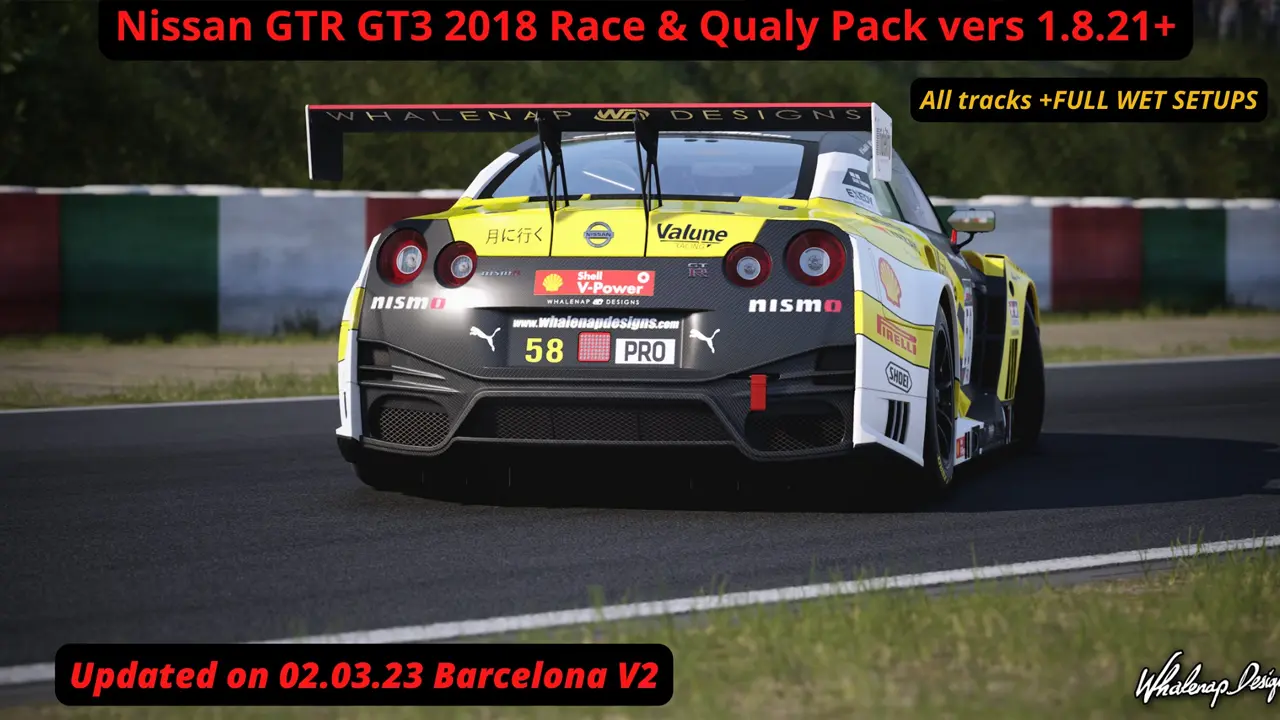 Nissan GT-R GT3 Car Setups ACC Jose Lopez