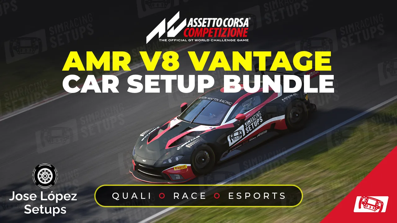 AMR V8 Vantage GT3 ACC Car Setup Bundle Sim Racing Setups Watermarked