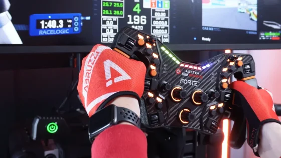 Asetek Forte Formula Wheel Gameplay