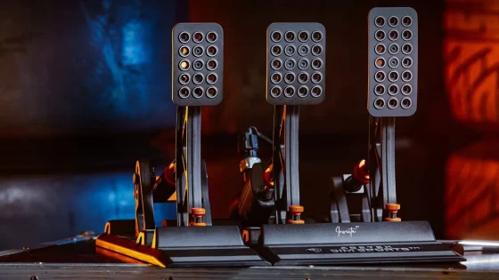 Asetek Invicta sim racing pedals