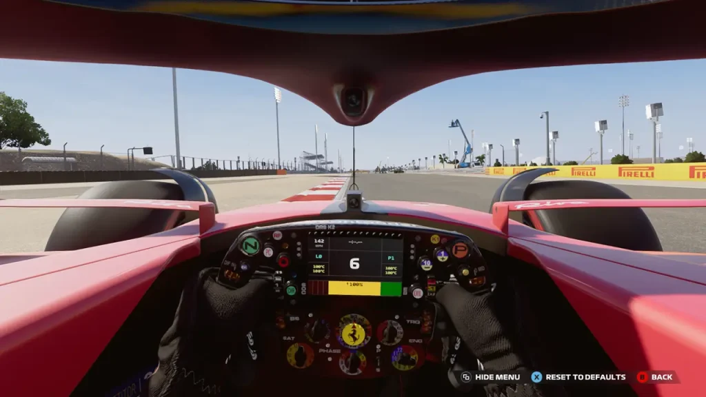 F1 23 cockpit cam settings recommended