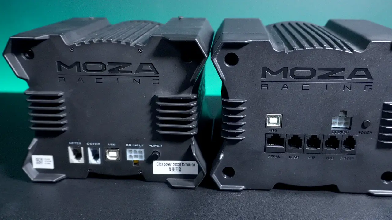 MOZA R12 vs R9 Compatibility connection ports