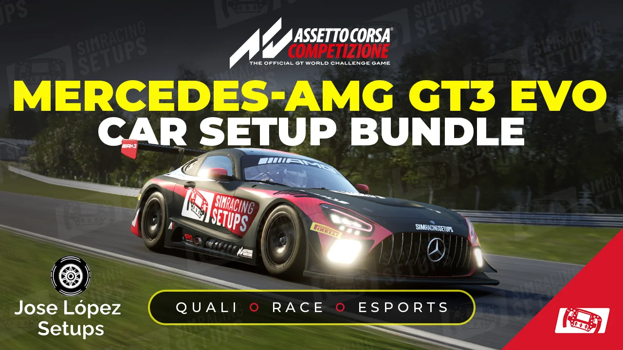 Mercedes-AMG GT3 Evo ACC Car Setup Bundle Sim Racing Setups