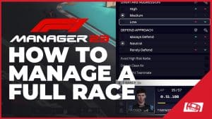 F1 Manager 23 How To Manage A Race