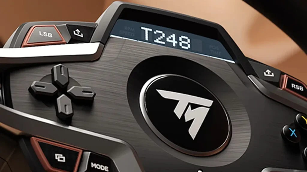 Thrustmaster T248 Front design