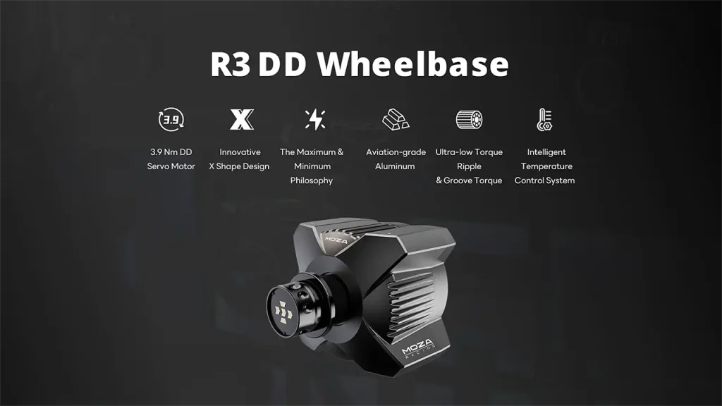 MOZA Racing R3 Wheel base specs