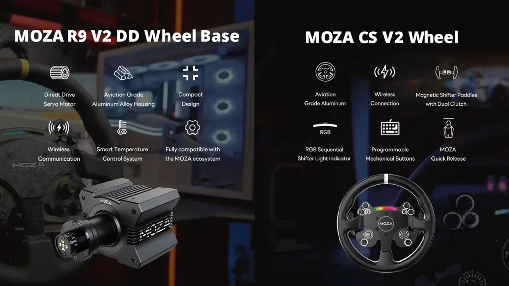 MOZA CS V2 Wheel bundle