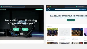 Sim racing marketplaces buy and sell gear