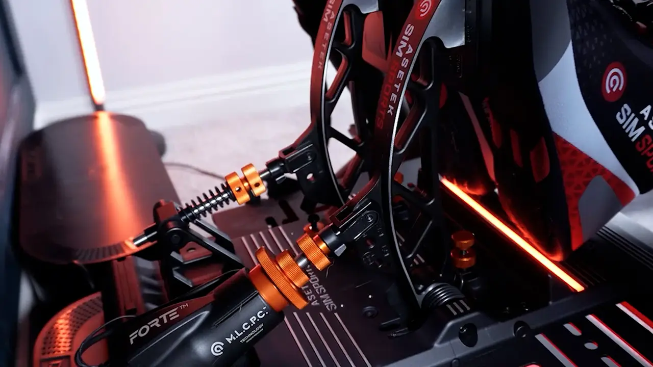 Asetek Forte Pedals Gameplay