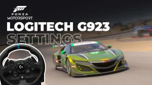 Logitech G923 settings Forza Motorsport