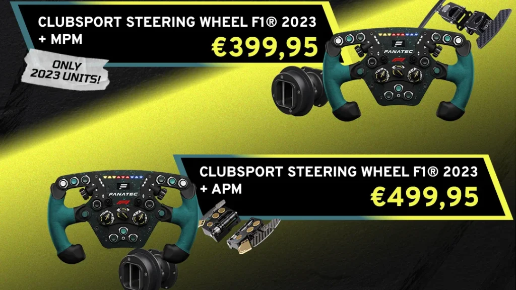 Fanatec Black Friday Deals F1 2023 Wheel