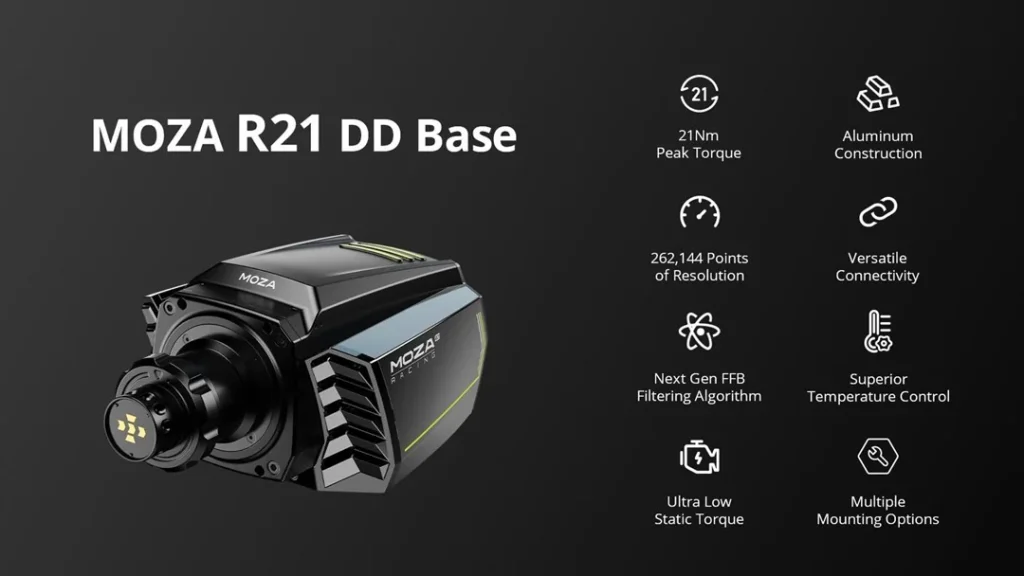 MOZA Racing R21 Wheel Base