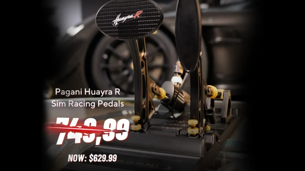 Asetek Pagani Huayra R Pedals Price Reduction