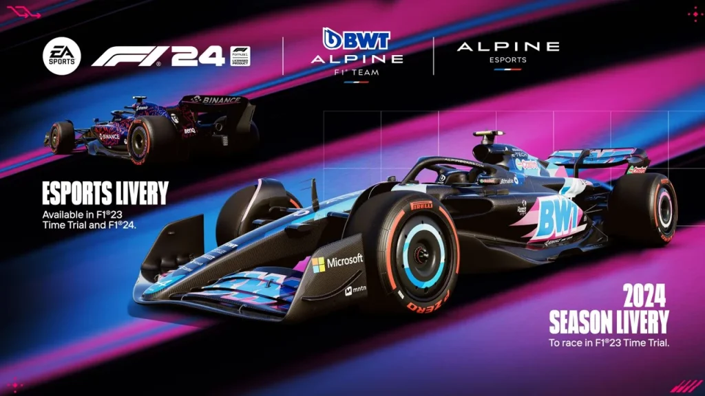 F1 2024 livery in F1 23