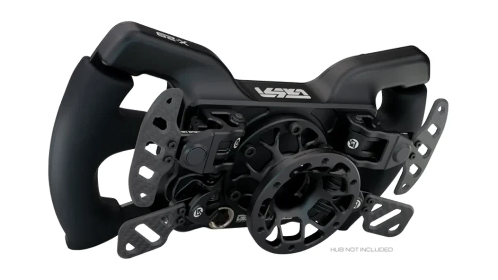 GSI X-29 formula steering wheel magnetic shifters and quick release