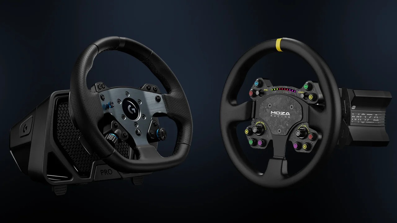 MOZA R12 vs Logitech Pro Wheel