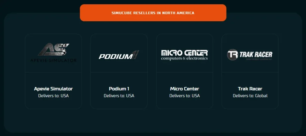 Simucube resellers north america