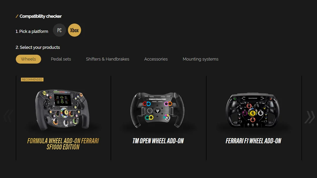 Thrustmaster compatibility