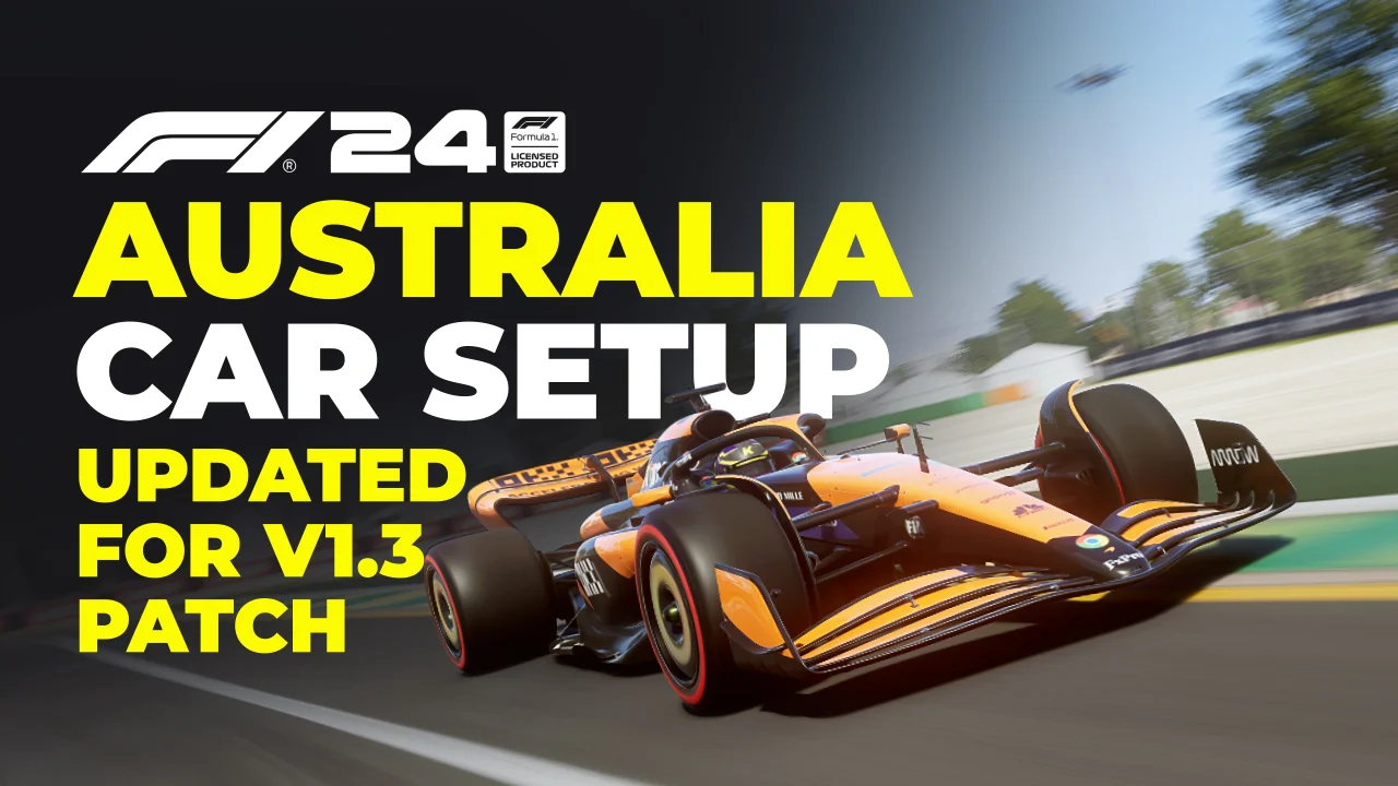 F1 24 Australia Setup Update
