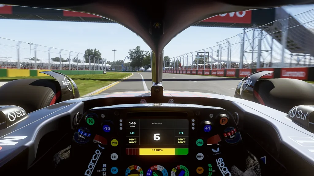 F1 24 Cockpit Camera Realistic Helmet Cam