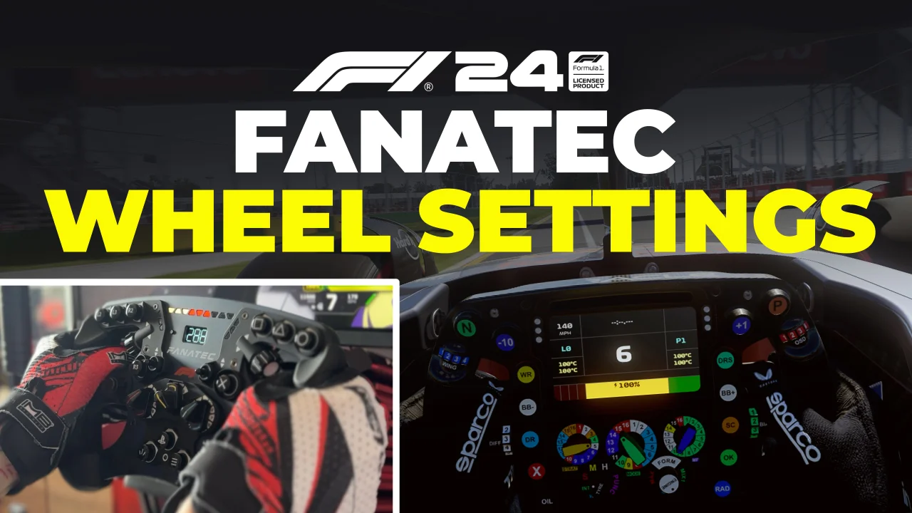 F1 24 Fanatec Wheel Settings