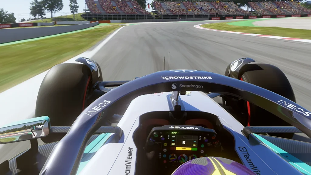 F1 24 onboard TV pod offset camera