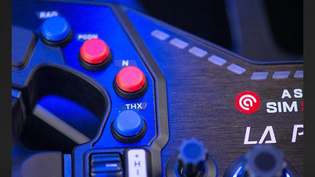 Asetek La Prima wheel button cap colours