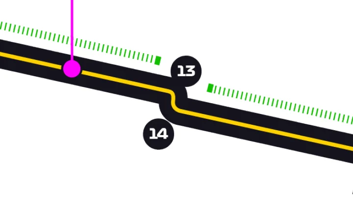 Canada Track Turns 13-14