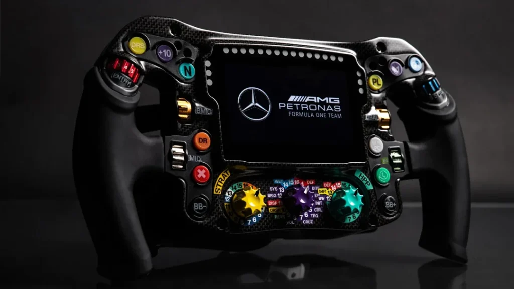 Mercedes-AMG F1 Sim racing steering wheel design