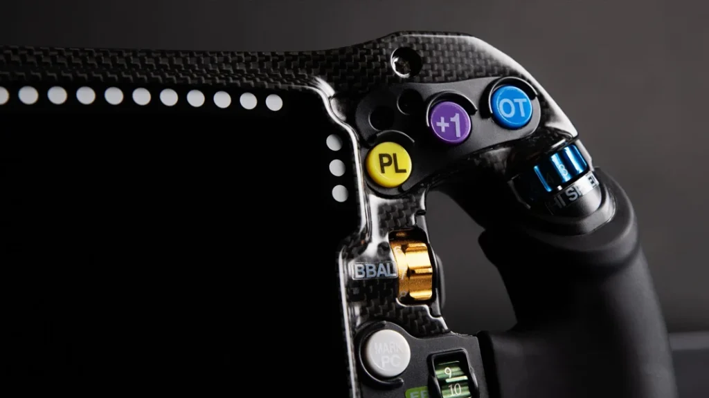Mercedes-AMG F1 steering wheel sim racing buttons