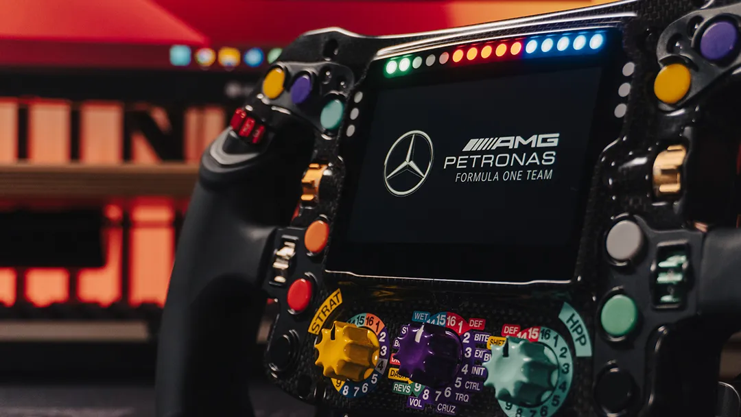 Mercedes-AMG F1 wheel screen